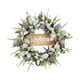 thumbnail image 2 of Corona de primavera y verano, corona de flores artificiales, colgante de puerta, guirnalda decorativa verde, corona de puerta delantera para fiesta, 2 of 9