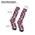thumbnail image 2 of Fuzoiu music Skull record Guitar Print Adult Stockings,Crew Socks,Unisex Fashion Socks, Casual Sports Socks,Comfortable Crew Socks for Everyday Wear and Sports, 2 of 6