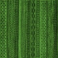 thumbnail image 1 of Ahgly Company Indoor Square Oriental Green Modern Area Rugs, 3' Square, 1 of 4