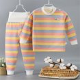 thumbnail image 2 of KPOPLK Toddler Baby Boy Clothes Fall Winter Outfit 2Pcs Loungewear Long Sleeve Pullover T-Shirt and Relax Fit Pant Clothing,Size 5-6 Years, 2 of 9