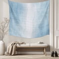 thumbnail image 5 of Blue Ombre Tapestry for Bedroom Wall Hanging Tapestry, Modern Abstract Art Aesthetics Ceiling Backdrop Tapestries Poster Blanket Wall Decor for Teens Room Living Room Dorm 59" x 79", 5 of 8