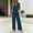 (Fashion 18)Navy, variant on Aimik 2 Piece Sets for Women V Neck Tie Waist Tank Top and Wide Leg Pants Set Summer Casual Lounge Outfit Sets with Pockets