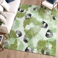 thumbnail image 6 of Addison Rugs Mayfield Premium Machine Washable Transitional Floral Olive Rectangle Rug, 5' x 7'6", 6 of 6