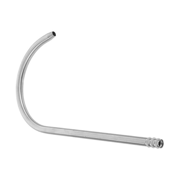 MLINS Stainless Steel Water Tap Tube Kitchen Faucet Spout Replacement Gooseneck Space-Saving Elbow Spout for Home and Commercial Sinks