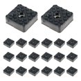 thumbnail image 1 of Rannb Patas De Goma De 30 Mm X 30 Mm, Forma Cuadrada, Almohadillas De Goma Antideslizantes Negras Para Muebles, Patas De Silla, Pisos De Madera, Paquete De 20, 1 of 5