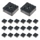 thumbnail image 1 of Rannb Patas De Goma De 30 Mm X 30 Mm, Forma Cuadrada, Almohadillas De Goma Antideslizantes Negras Para Muebles, Patas De Silla, Pisos De Madera, Paquete De 20, 1 of 5