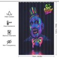 thumbnail image 2 of Captain Spaulding Shower Curtain, Bath Curtain Bathroom Home Decor Waterproof Polyester for Bathroom with 12 Hooks 46.85x70.87Inch（119x180cm）, 2 of 8