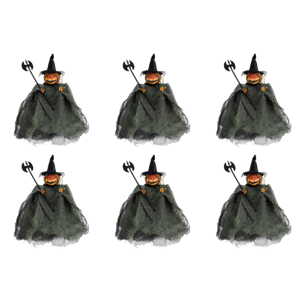Colgantes Muñeca Calabaza Halloween Terror para Accesorios Casa Encantada () Verde