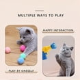 thumbnail image 6 of FORICOM Cat Toy Ball Set, 100pcs Plush Cat Pom Pom Balls & 1 Cats Fetch Toy Launcher Set for Kitten Catch Fetch Interactive Cat Toy (100Balls+1 Launcher), 6 of 6