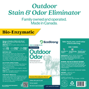Outdoor Odor Eliminator: EcoStrong Dog and Cat Urine Enzyme Deodorizer (10 x 2oz Shots)