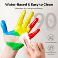 thumbnail image 5 of Jar Melo 10 Colors Finger Paint for Toddlers, Washable Non Toxic Safe Kids Art Paint, Ideal for Birthday Party  & Kit Gift, 5 of 8
