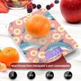 thumbnail image 5 of Dolphin Cartoons and Daisy Flower Food Scale Digital Kitchen Scale Waterproof Tempered Glass Tare Function 11 lb for Baking Cooking Meal Prep, 5 of 7