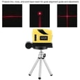 thumbnail image 5 of Laser Spirit Level Point/Line/Cross Horizontal Vertical Alignment Adjustment Tool with Tripod Stand, 5 of 5