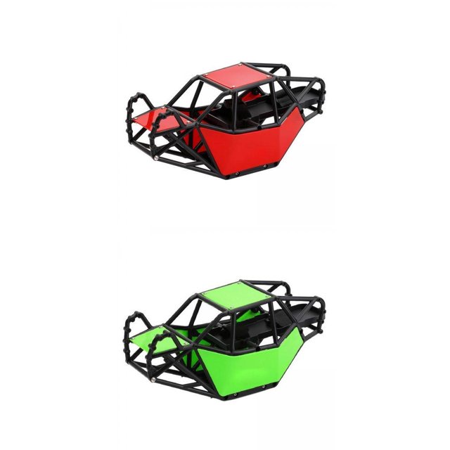 2 de de Cuerpo de Jau Antivuelco para SCX10 90046 1/10 Piezas de Orugas Remoto Zulema RC jaula antivuelco