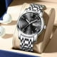 thumbnail image 2 of Reloj de Cuarzo Deportivo Hombre LIGE Full Steel Plateado, 2 of 6