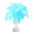 thumbnail image 2 of Eespoir Feathers Table Lamp, Elegant LED Feather Bedside Desk Light, Battery Operated, for Bedroom Wedding Christmas Valentine's Day Decor, 2 of 8
