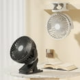 thumbnail image 4 of Efficient Air Circulation Fan with Flexible Angling Small USB Rechargeable Fan, 4 of 18