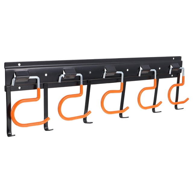 Mobutofu 1 Set Garage Tool Organizer Wall Mount PVC Non-slip Coating For Closet