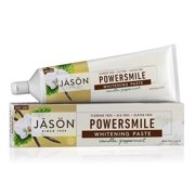 JASON Natural Products - PowerSmile Fluoride Free Whitening Toothpaste Vanilla Peppermint - 6 oz.