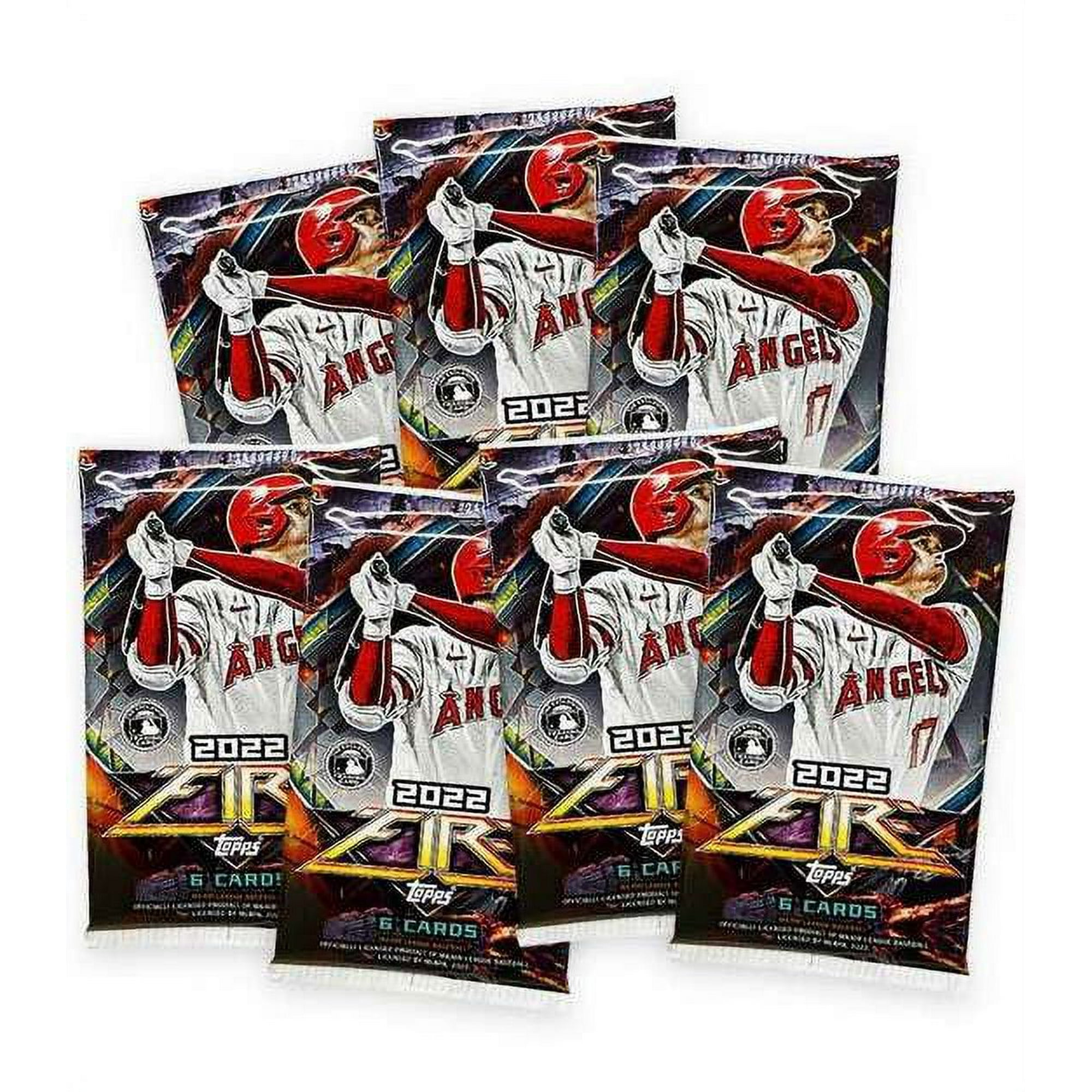 MLB Topps 2022 Fire Baseball Trading Card BLASTER Box (7 Packs)