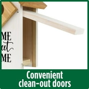 Wild Wings Farmhouse Cedar Bluebird House, White
