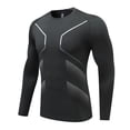 thumbnail image 1 of Styesk Chemises pour Hommes Manches Longues Col Rond Haute Résilience, 1 of 3