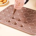 thumbnail image 5 of Macaron Baking Tray 30 Grids | Carbon Steel Non Stick Mold for Macarons Cookies Crackers Biscuits | Durable Easy Clean | Multi Purpose Pan | 11.93x10.04x0.39 in, 5 of 9