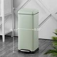 thumbnail image 6 of Retro Step-Open Trash Can, Fingerprint Resistant, Modern, Minimalistic for Home, Kitchen, Laundry Room, Office, Bedroom, Bathroom, 6 of 13
