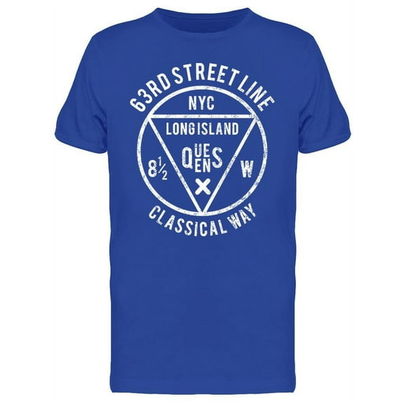 Banner: 63 Rd Street Line T-Shirt Men -Image by Shutterstock, Male 3X-Large