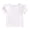 Tshirts-White, variant on kpoplk Girls Short Sleeve Shirts Cotton Crew Neck T-Shirt Kids Plain Tees Tops Size 5-12 Years(Beige,3-4 Y)