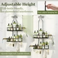 thumbnail image 3 of VANCORE Shower Caddy Over Shower Head - Rustproof Stainless Steel Shower Organizer Adjustable Height with Hooks & Soap Holders, 3 of 7