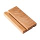 thumbnail image 5 of Soporte para teléfono de madera Soporte para teléfono Ranuras dobles Accesorios de escritorio de oficina portátiles Soporte de exhibición Soporte para Haya CUTICAT Soporte para teléfono, 5 of 8
