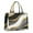Black White Gold, variant on Large Capacity Tote Bag,Gray and Gold Marble Golden Lines Pattern Handbag Fashion Luxury Tote Bag,15.7"x13"x 5.1" Inches,Laptop Compatible
