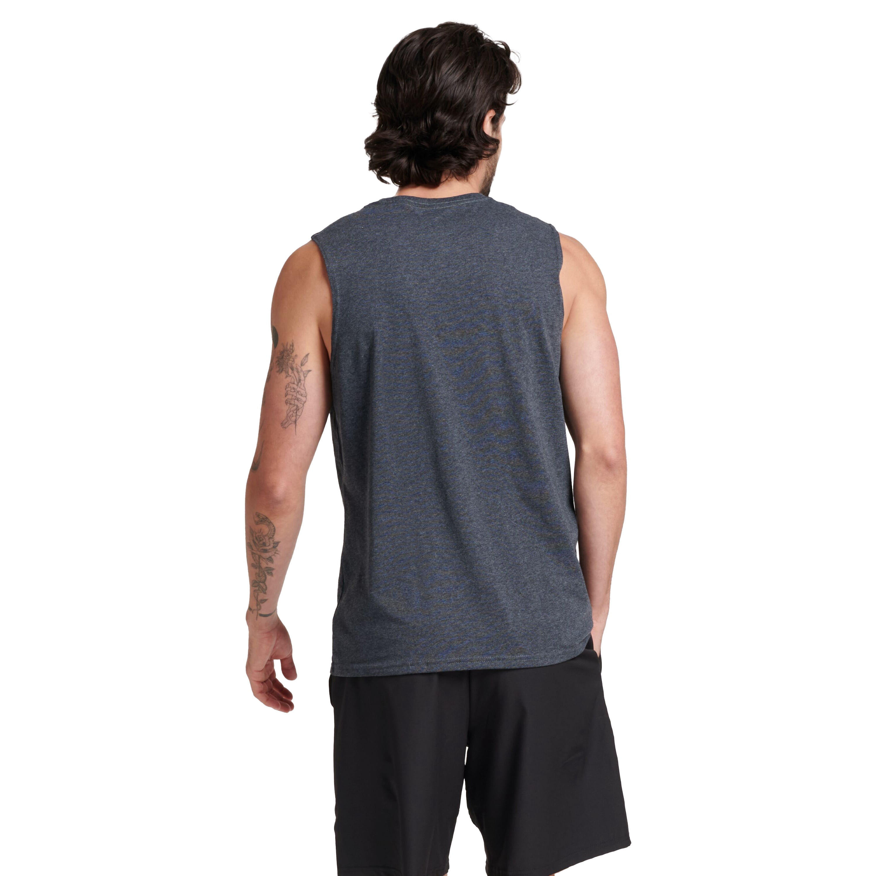 Russell Athletic Men's Dri-Power Cotton Performance Muscle Shirt with Moisture Wicking, Sizes S-4XL