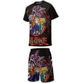thumbnail image 2 of Kids Yu-Gi-Oh Short Sleeve T-Shirt And Shorts Outfit Set Athletic Mesh Shorts Set for Boys, 2 of 7