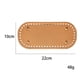 thumbnail image 4 of Reemplazo de almohadilla inferior para bolsos de hombro de ganchillo DIY, de cuero sintético PU, tejido a mano. marrón, 4 of 4