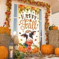 thumbnail image 4 of Happy Fall Door Cover Fall Party Decorations Baby Cow with Scarf Fall Festival Decorations Pumpkin Door Banner for Autumn Harvest Thanksgiving Party Supplies, 4 of 6
