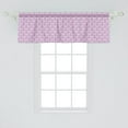 thumbnail image 2 of Ambesonne Victorian Window Valance, Floral Lavender Bloom, 54" X 18", Fuchsia, 2 of 3