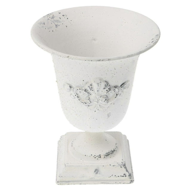 Metal Planter Flower Pot Plant Flowerpot Balcony Garden Patios Office Desktop Planting Pot
