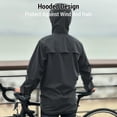 thumbnail image 4 of Chaqueta reflectante Wosawe para hombre y mujer resistente al viento repelente al agua Gris M/L/XL/XXL, 4 of 8