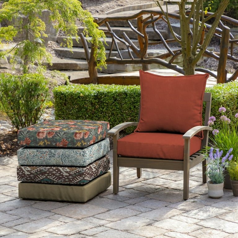 Arden Selections Outdoor Seat Cushions Home Depot ARDEN 24 X 21