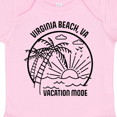 thumbnail image 4 of Inktastic Summer Vacation Mode Virginia Beach Virginia Boys or Girls Baby Bodysuit, 4 of 5
