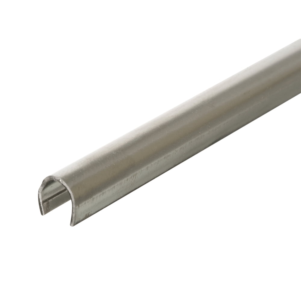 1/4 in. x 48 in. Stainless Steel Sliding Patio Door Repair Track (2