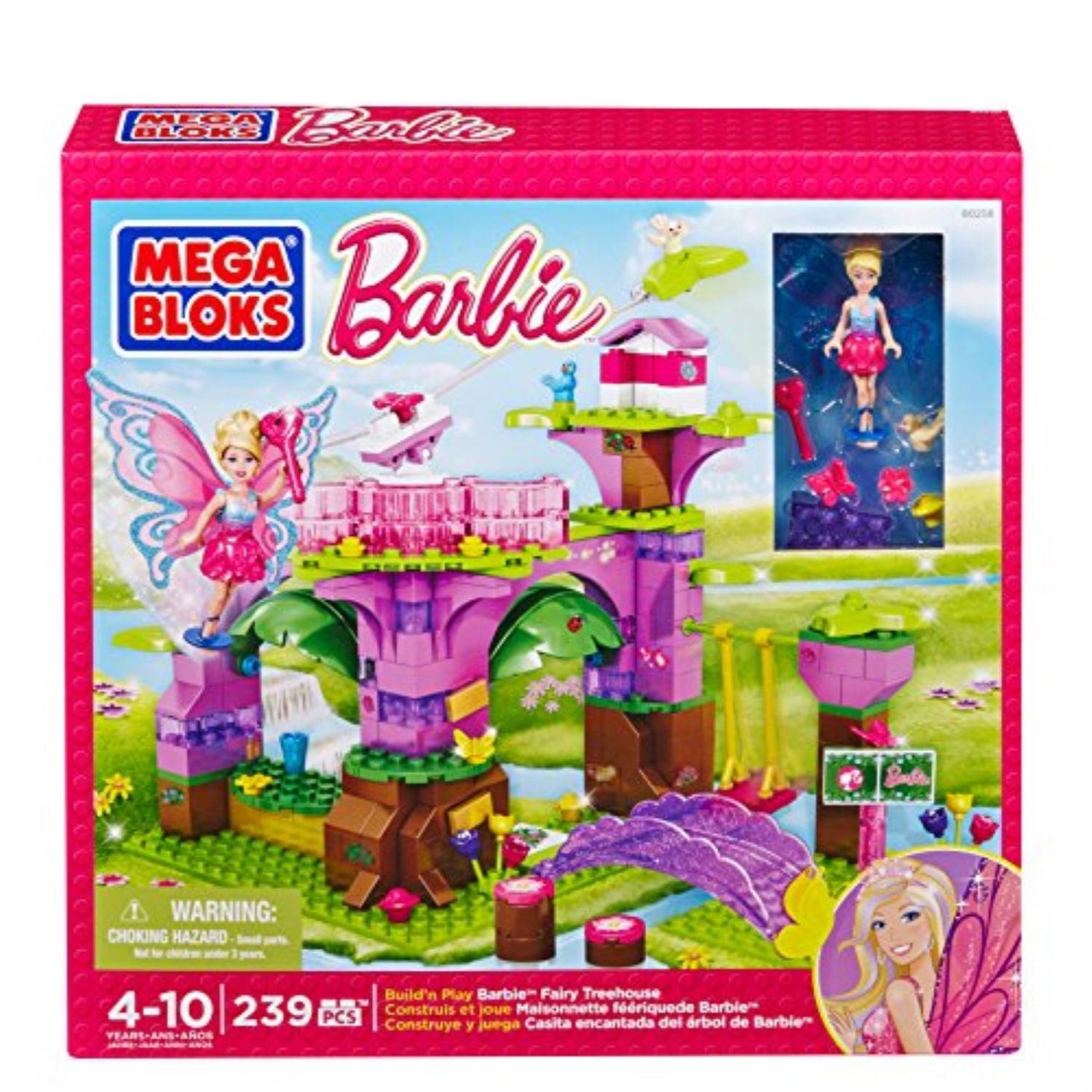 mega bloks barbie fairy treehouse