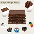 thumbnail image 4 of VISWIN 6 Drawers Wood Artist Supply Storage Box with Detach Dividers-Walnut, 4 of 7