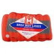 Bar-M Hot Links Smoked Beef Sausage, 40 oz