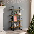 thumbnail image 1 of vidaXL 4-Tier Book Cabinet 80x30x140 cm Solid Pine Wood, 1 of 5