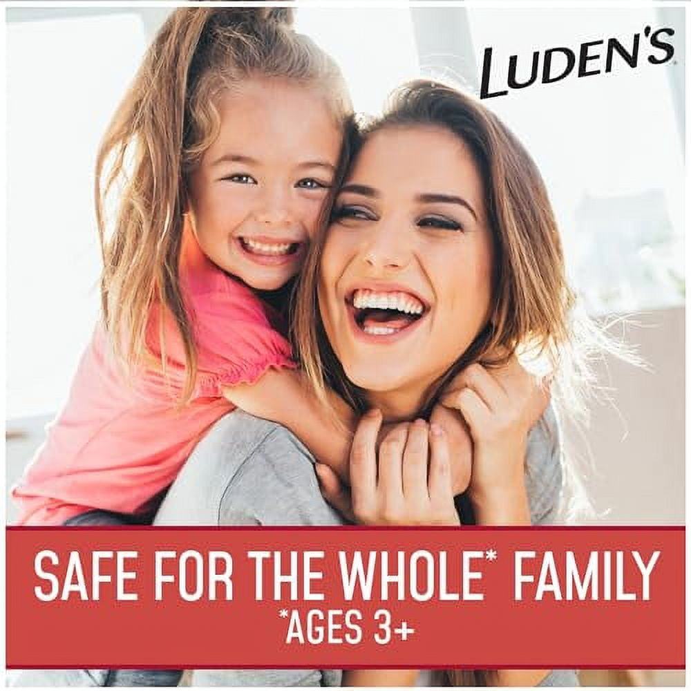 Luden's Watermelon Throat Drops, Sore Throat Relief, 25 Count, 6 Packs