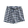 thumbnail image 2 of HongQid Pajama Shorts Womens Cotton Sleep Lounge Short Pj Bottoms Shorts Blue XL, 2 of 3