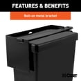 thumbnail image 4 of CURT Breakaway Battery Case Organizer with Lockable Metal Bracket Black, 4 of 4